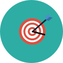 arrow, goal, sales, target svg vector icon