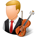 male, musician icon
