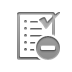 white,list,delete icon