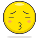 anxious, face svg vector icon