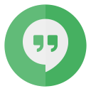 circle, hangouts, media, social svg vector icon
