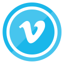 media, network, player, social, v, vimeo svg vector icon
