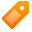 orange, tag icon