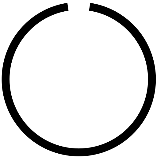 Circle O Notch svg vector icon