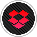 dropbox, media, online, social svg vector icon