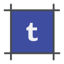 funny, tumblr svg vector icon