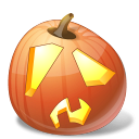 shock,halloween,jack o lantern,pumpkin icon