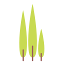 drop, green, nature, tear, tree svg vector icon