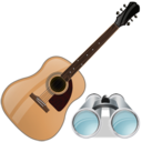 guitar,search,instrument,find,seek icon