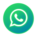 circle, gradient, gradient , , social media, whatsapp svg vector icon