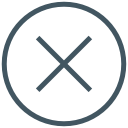 cancel, close, cross, delete, remove, stop, wrong svg vector icon
