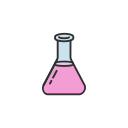 facebook, fb, laboratory tube, tube svg vector icon