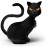 animal, animals, avatar, black, cat, catty, danger, evil, fantasy, halloween, head, horror, kitty, lovely, monster, pet, phh, problem, pussy, scary, spooky, tomcat icon