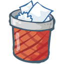 trash,empty,blank,recycle bin icon