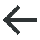 arrow, arrowleft, back, left, previous svg vector icon