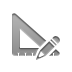 ruler,square,pencil icon