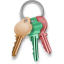 key, keychain, lock, locked, password, security icon