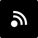 media, rss, social, square svg vector icon