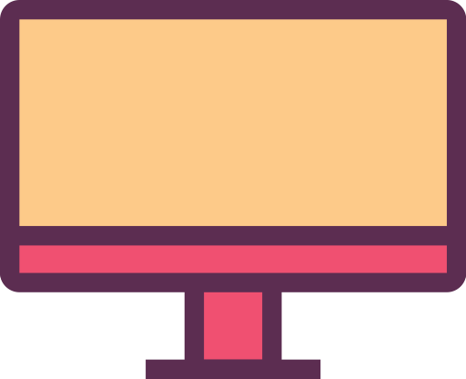Computer svg vector icon