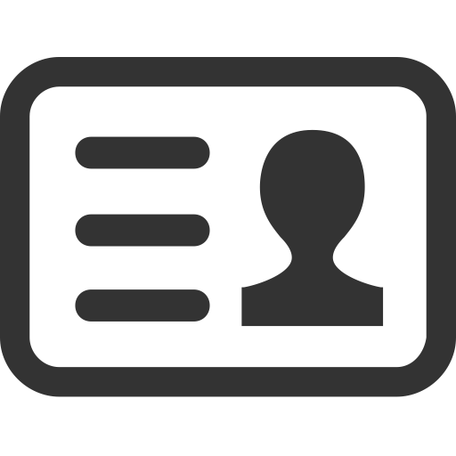 Id Card svg vector icon