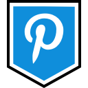 logo, media, pinterest, social svg vector icon