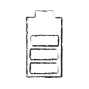 battery, charging, electricity, energy, half battery, life, power svg vector icon