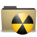 manilla,folder,burn icon