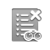 black,list,binoculars icon