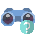binoculars,help icon