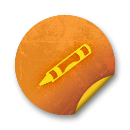 orange,grunge,sticker,badge icon