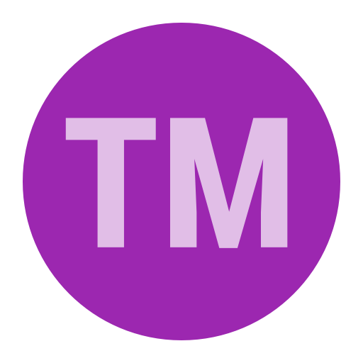 Trademark svg vector icon
