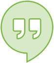 hanghout, line, social, transparent svg vector icon
