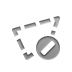 selection,polygonal,cancel icon