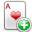 add, playingcard icon