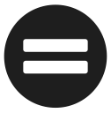 =, character, equal, math, sign svg vector icon