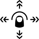 flick, omnidirectional svg vector icon
