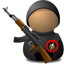 aspira,soldier,with,weapon icon