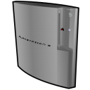 playstation,standing,silver icon