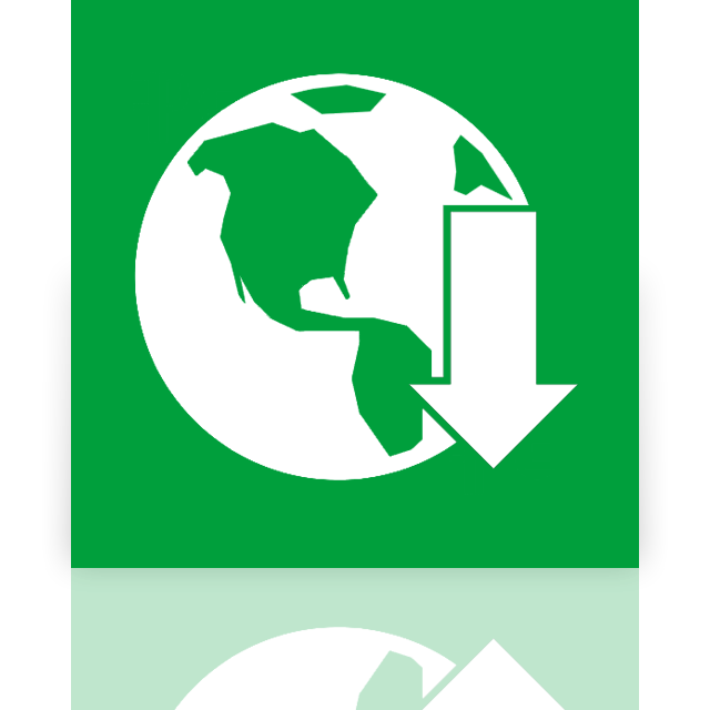 download, internet, manager, mirror icon