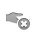 hand,share,close icon