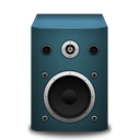 blue, speaker icon