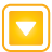 basic, down, toggle, yellow icon