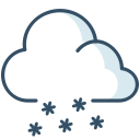 cloud, ice, snow, weather svg vector icon