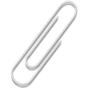 paper clip icon