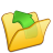 folder,yellow,parent icon
