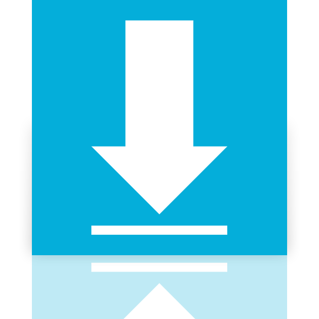 downloads, library, mirror icon