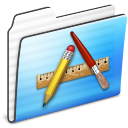 application,folder,stripe icon