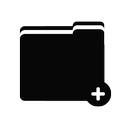 add, file, folder icon