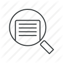 browse, document, file, format, internet, search, text icon