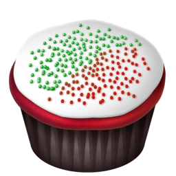 christmas,cupcake icon